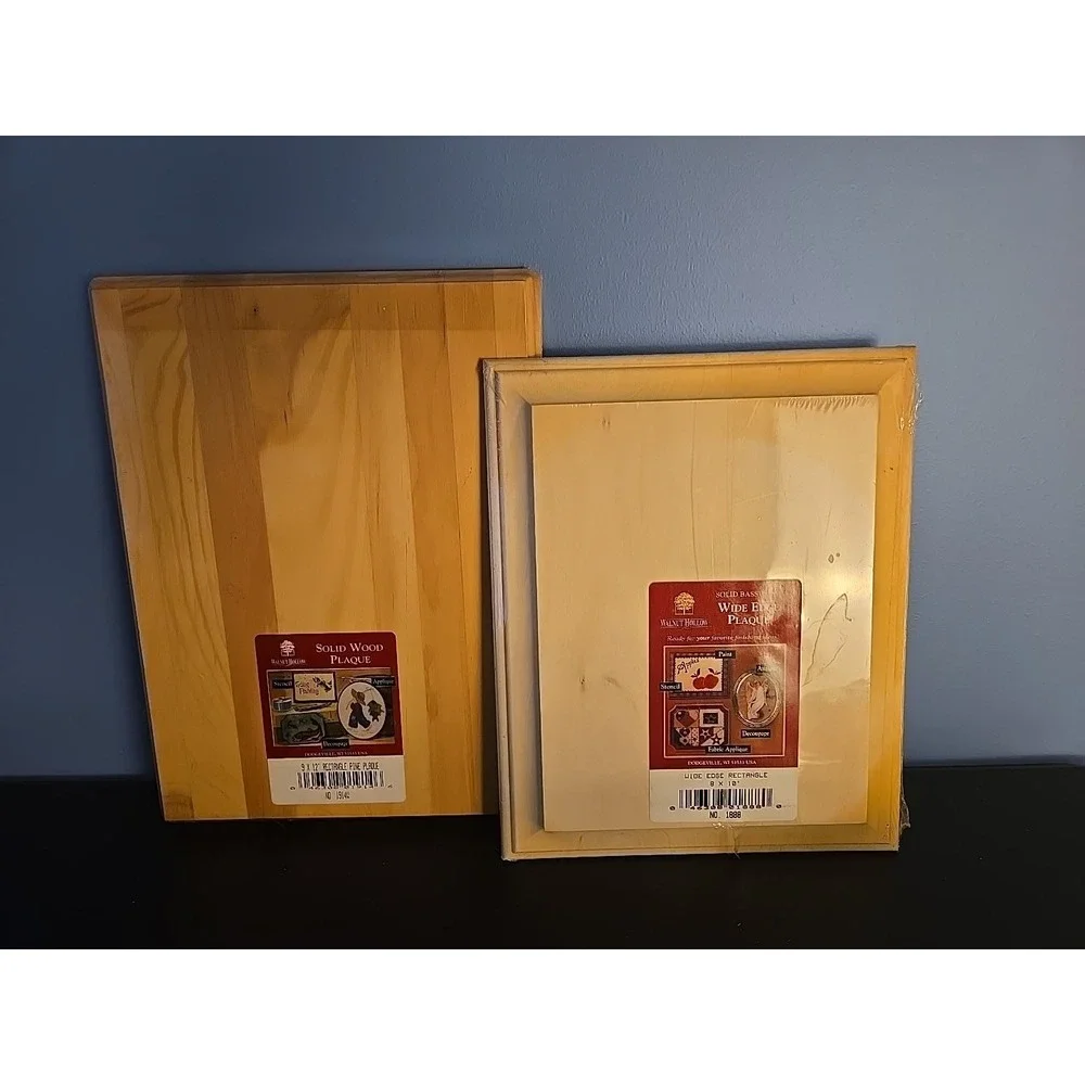 Walnut Hollow Basswood Rectangle Plaque 9